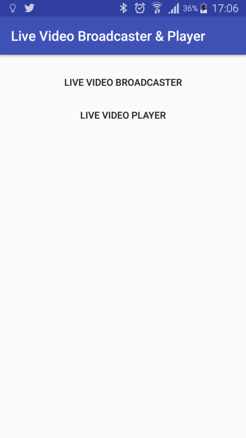 Live Video broadcaster Main Activity