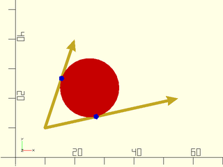 circle\_2tangents() Example 2