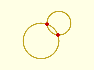 circle\_circle\_intersection() Example 1