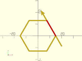 polygon\_line\_intersection() Example 5