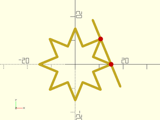 polygon\_line\_intersection() Example 7