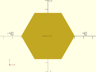 hexagon() Example 1