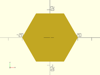 hexagon() Example 3
